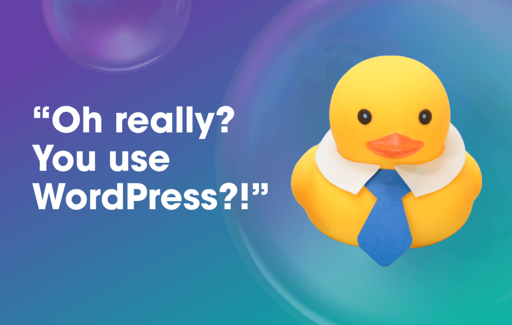 Wordpress duck image